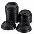 90mm Coffee Cup Lids - 2 Colours - Black and White - For 12OZ and 14OZ Coffee Cups - 1000pcs Per Box
