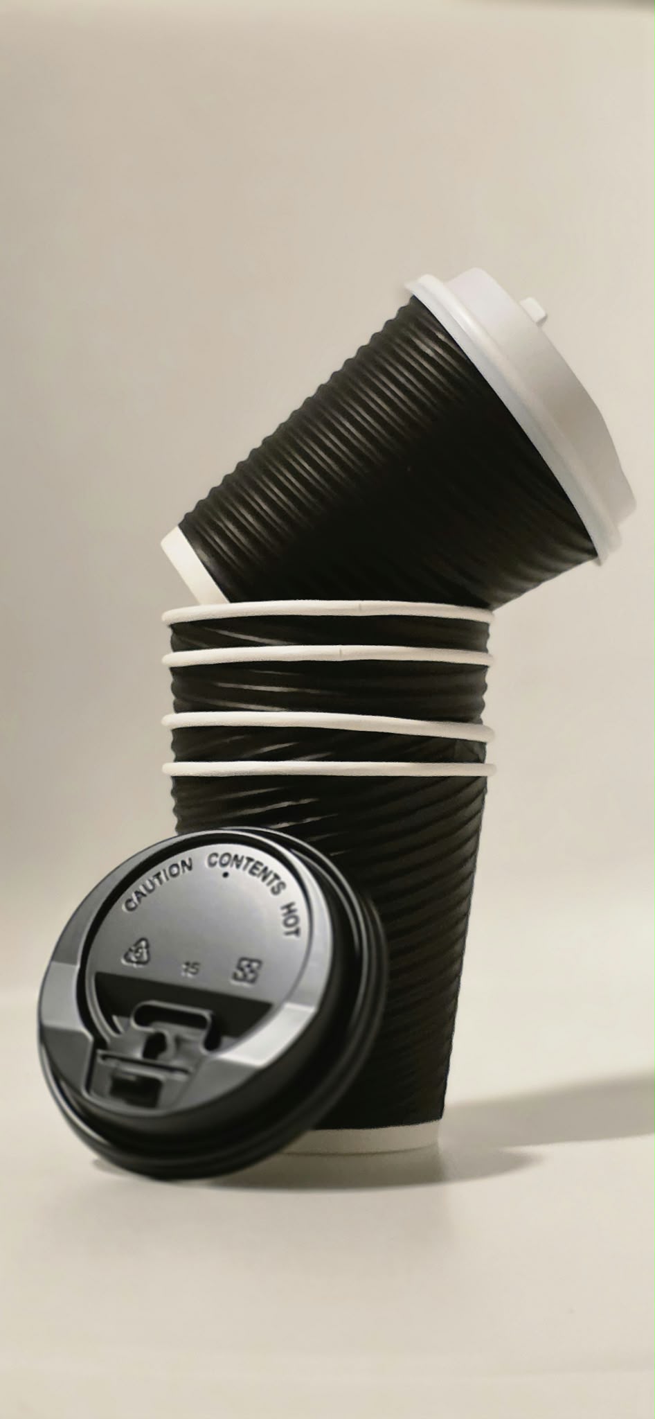 8oz Double Paper Coffee Cup  - 500pcs In a Box - NO LID - 5 COLOURS