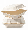 9" x 9" 100% Recyclable Food Containers - 200pcs in a Box.