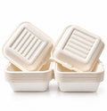 100% Recyclable Paper Food Containers - 6" x 6* - 500pcs Per Box