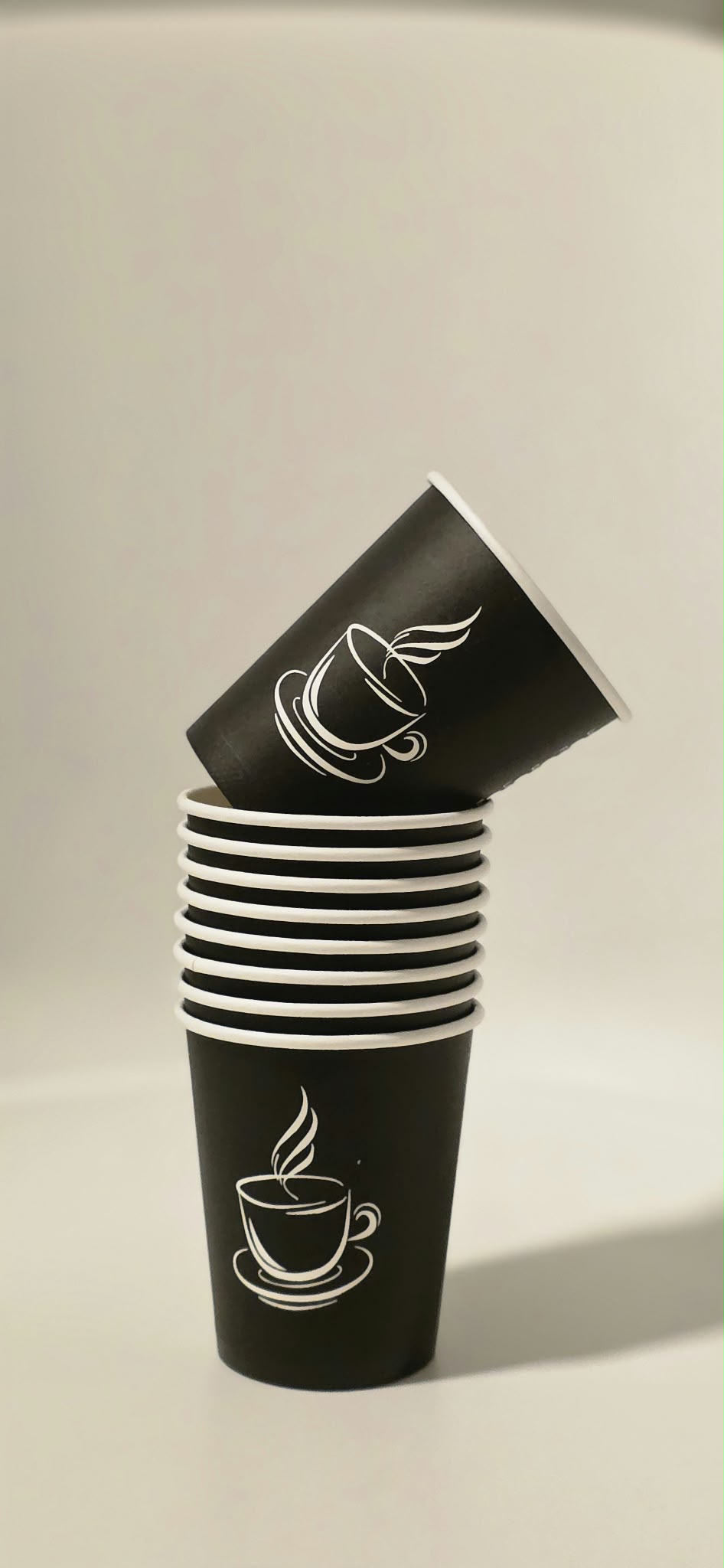 8oz Single Wall Paper Cups – 3 Colours – 1000pcs