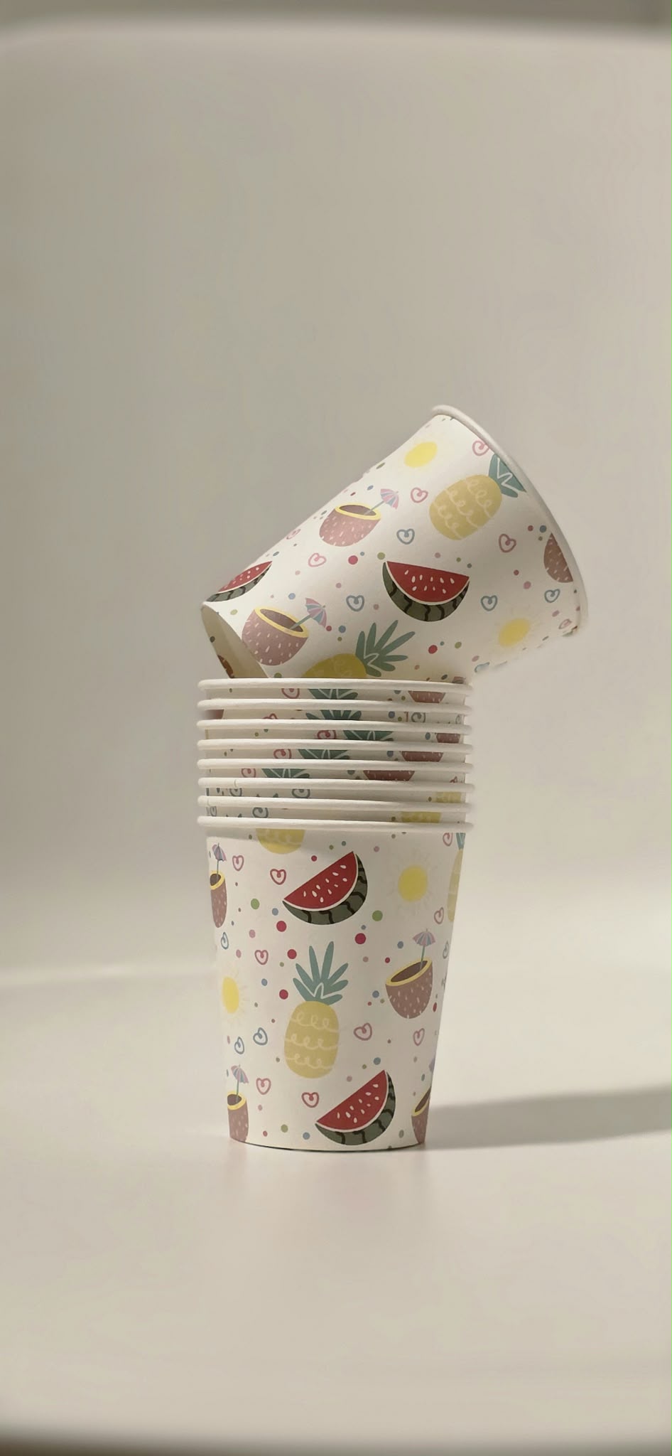 8OZ Single Paper Cups - 9 Different Designs -  2000pcs In a Box