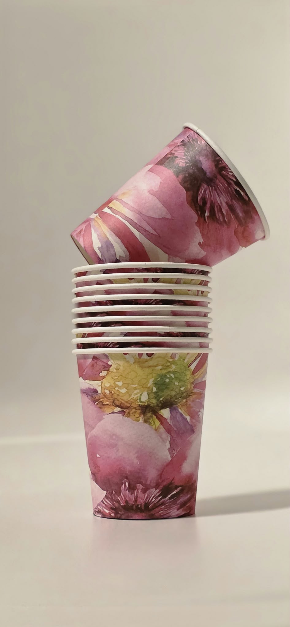 8OZ Single Paper Cups - 9 Different Designs -  2000pcs In a Box