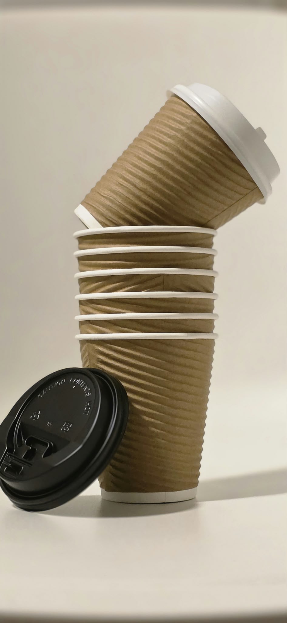 8oz Double Paper Coffee Cup  - 500pcs In a Box - NO LID - 5 COLOURS