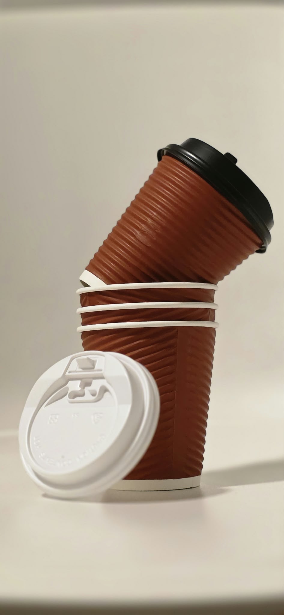 8oz Double Paper Coffee Cup  - 500pcs In a Box - NO LID - 5 COLOURS